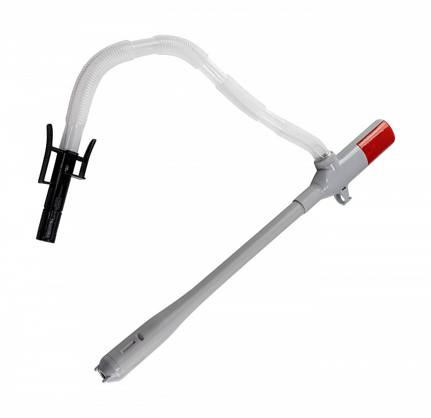 Насос электрический Dukshin для перекачки топлива на батарейках, с автоотключением и звуковым сигналом (DP-03-2)