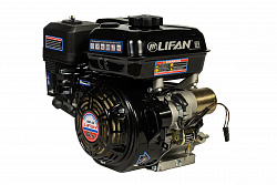 Бензиновый двигатель Lifan 168F-2D 3A (6.5 л.с., вал 20 мм) с электростартером, катушка 3 А 12В

