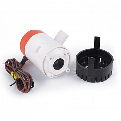 Помпа откачки воды SeaFlo 12 вольт 750GPH (2838,75 л/час, высота до 2 м) для лодки / катера / судна   