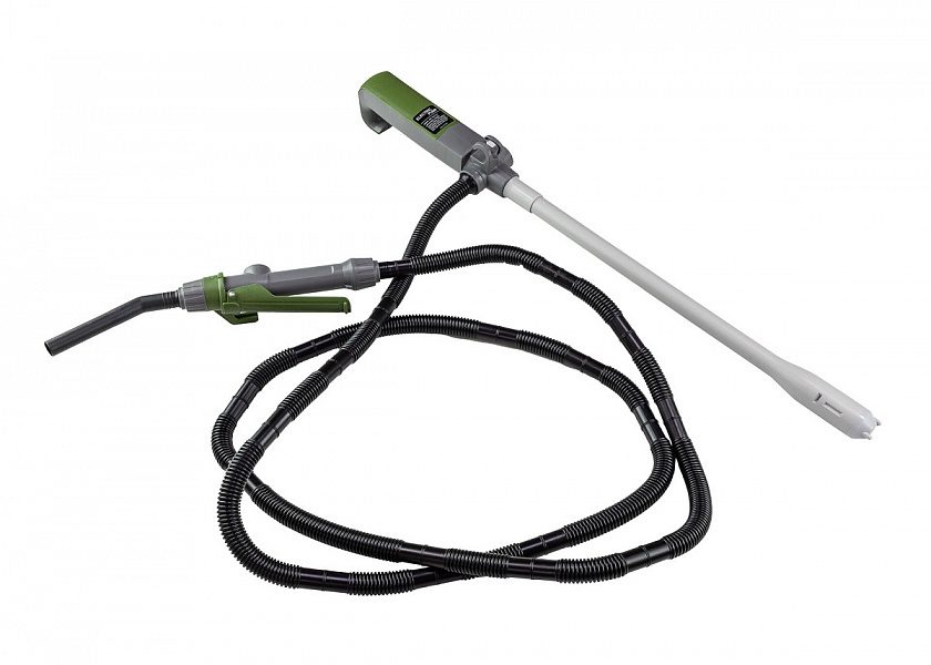 Насос электрический Dukshin 12 В (вольт) для перекачки топлива, с заправочным пистолетом (DEP-1504-12B)