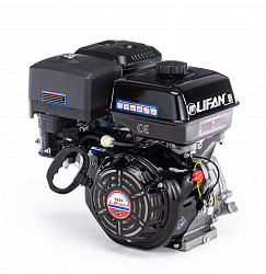 Бензиновый двигатель Lifan 190F (15 л.с., вал 25 мм) катушка 7 А 12В
