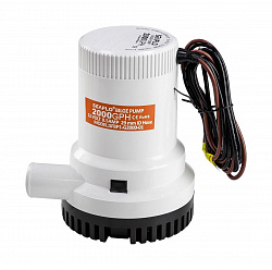 Помпа откачки воды SeaFlo 12 вольт 2000GPH (7570 л/час, высота до 3 м) для лодки / катера / судна   