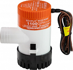 Помпа откачки воды SeaFlo 12 вольт 1100GPH (4163,5 л/час, высота до 4 м) для лодки / катера / судна   