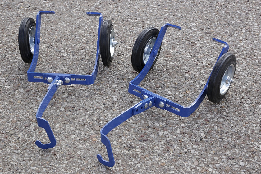 Усиленные подкаты под лыжи снегохода