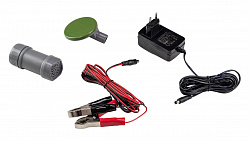 Насос электрический Dukshin 12 В (вольт) для перекачки топлива, с заправочным пистолетом (DEP-1504-12B)   