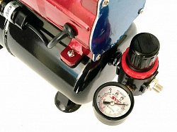 Компрессор JAS 1226 для аэрографа в комплекте со шлангом 1,8 м., 2 цилиндра, c ресивером   