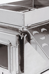 Печь-камин для палатки туристическая ИНВЕНТ "ПРО" (М) с экранами трансформерами   