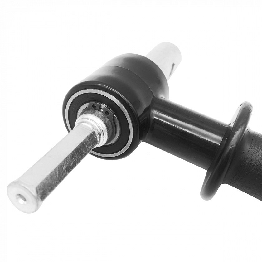 Шнек "Патриот" 130 мм с адаптером, ледобур под шуруповерт, правого вращения, ножи "Тонар"