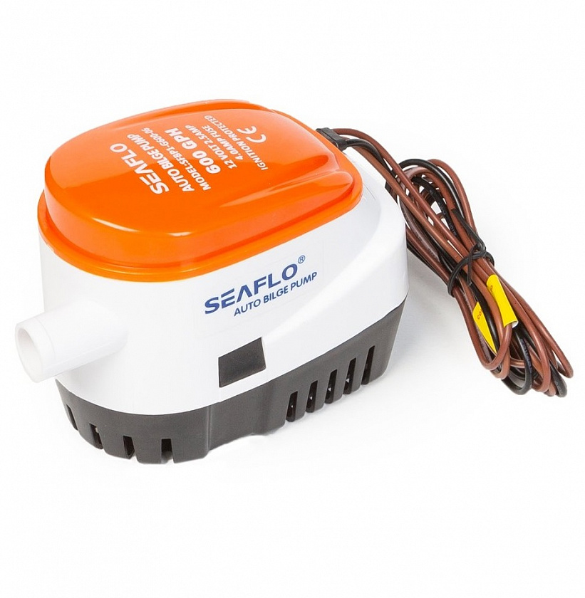 Автоматическая помпа откачки воды SeaFlo 12 вольт 600GPH (2271 л/час) для лодки / катера / судна