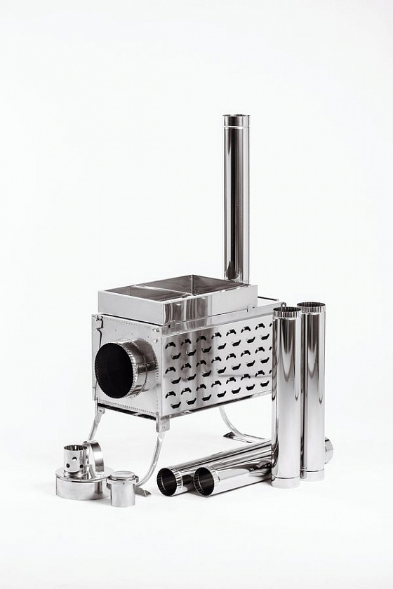 Печь для палатки туристическая ИНВЕНТ "ПРО" (М) с экранами трансформерами