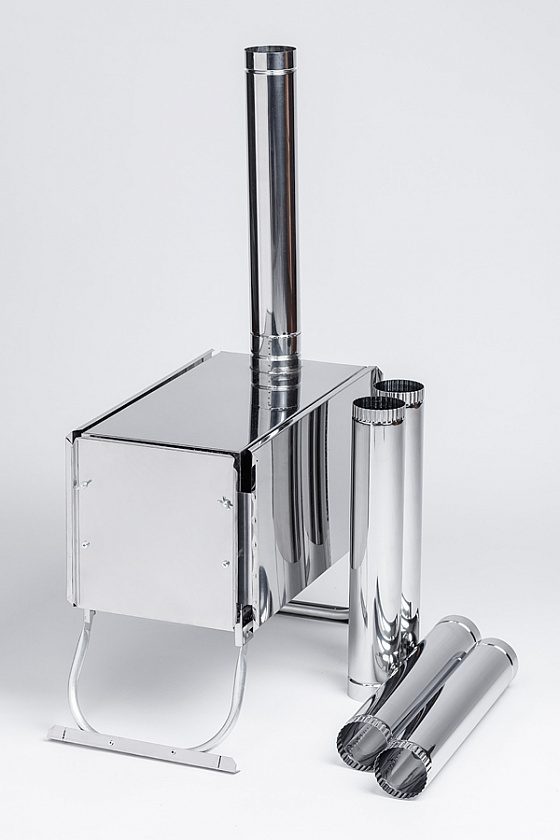 Печь для палатки туристическая ИНВЕНТ "Экономка" (М), регулируемые экраны 