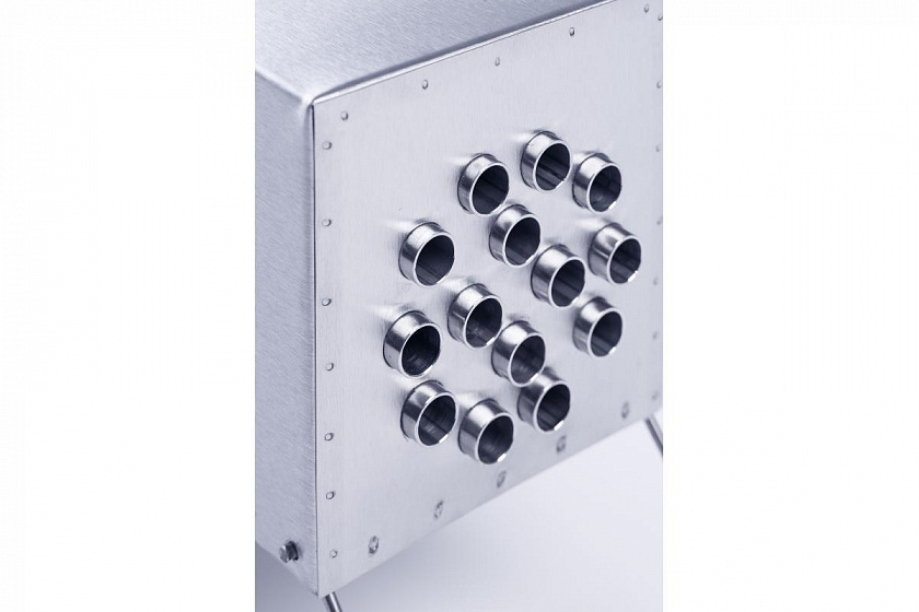 Теплообменник удлиненный ИНВЕНТ "Вектор-ВУ" для зимней палатки, из нержавеющей стали