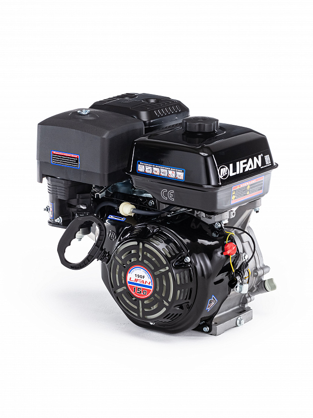 Бензиновый двигатель Lifan 190F (15 л.с., вал 25 мм)