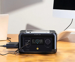 Портативная зарядная станция EcoFlow RIVER mini со встроенной беспроводной зарядкой    