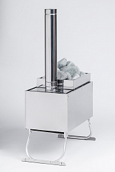 Печь-камин для палатки туристическая ИНВЕНТ (М), стационарные экраны    