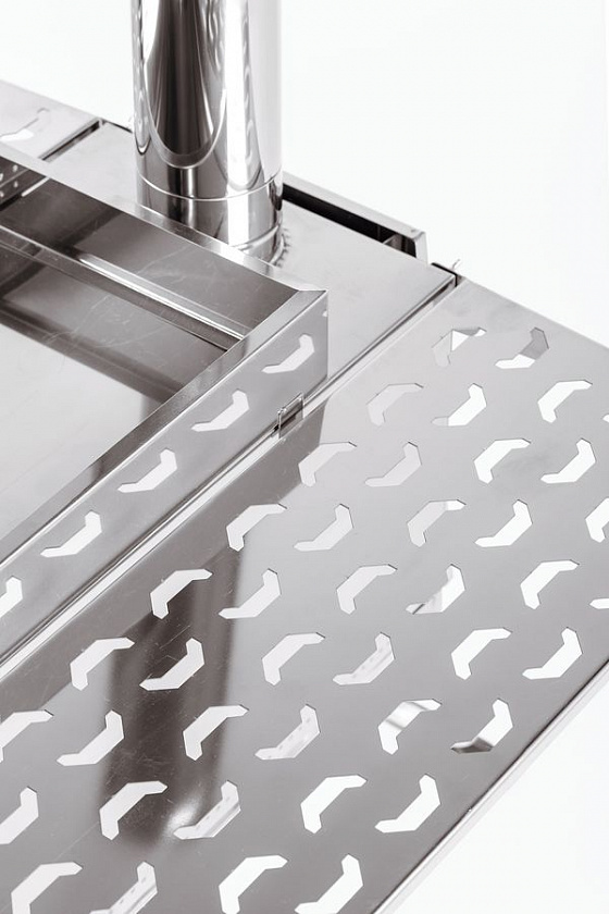 Печь-камин для палатки туристическая ИНВЕНТ "ПРО" (М) с экранами трансформерами