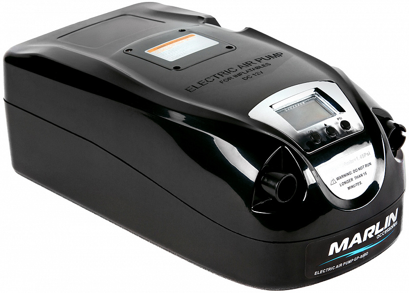 Электрический насос аккумуляторный  "Marlin GP-80 BD" 12 Вольт  для лодки ПВХ