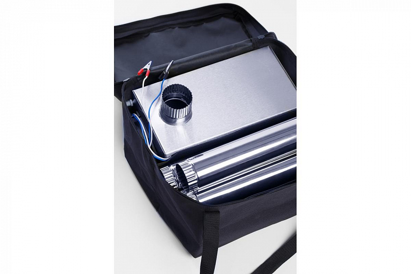 Теплообменник удлиненный ИНВЕНТ "Вектор-ВУ" для зимней палатки, из нержавеющей стали