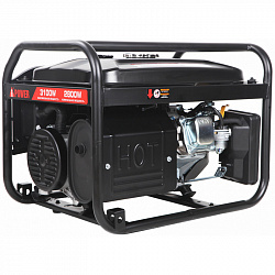 Бензиновый генератор A-iPower Lite AP3100 2.8 кВт, 230В, с ручным запуском   