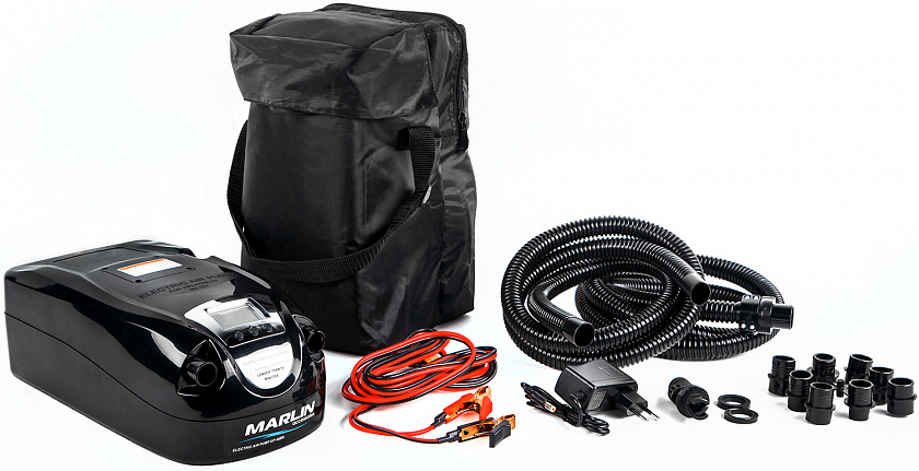 Электрический насос аккумуляторный  "Marlin GP-80 BD" 12 Вольт  для лодки ПВХ
