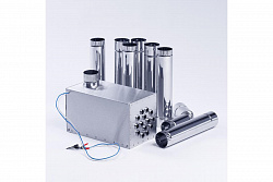 Теплообменник удлиненный ИНВЕНТ "Вектор-ВУ" для зимней палатки, из нержавеющей стали   