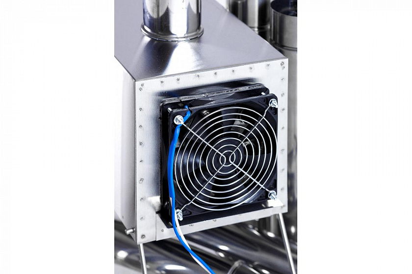 Теплообменник ИНВЕНТ "Вектор-В" для зимней палатки, из нержавеющей стали