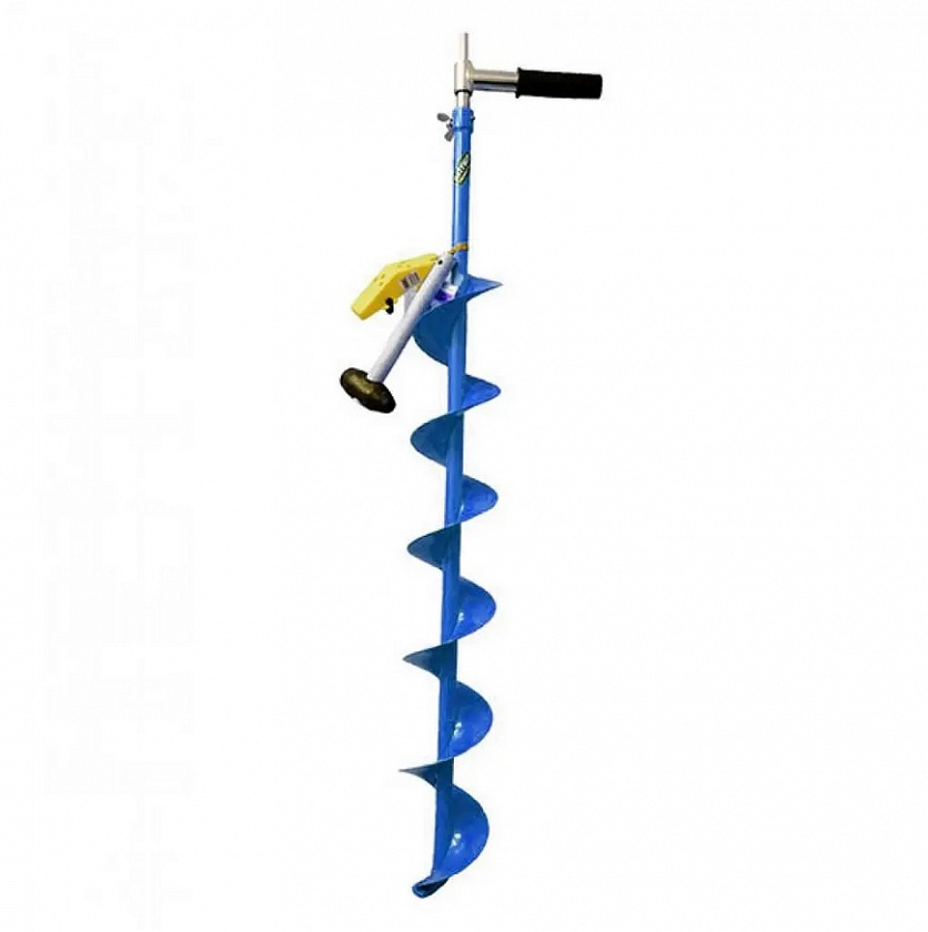 Шнек "Патриот" 150 мм с адаптером, ледобур под шуруповерт, правого вращения, ножи "Тонар"