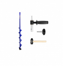 Шнек "Тонар" ELECTROSHTORM 150 мм с адаптером, ледобур под шуруповерт, правого вращения   