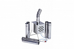 Теплообменник ИНВЕНТ "Вектор-В" для зимней палатки, из нержавеющей стали   