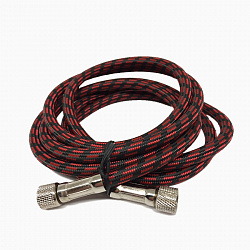 Компрессор JAS 1226 для аэрографа в комплекте со шлангом 1,8 м., 2 цилиндра, c ресивером   