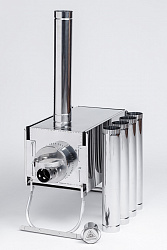 Печь для палатки туристическая ИНВЕНТ "Экономка" (М), регулируемые экраны    