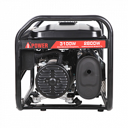 Бензиновый генератор A-iPower Lite AP3100 2.8 кВт, 230В, с ручным запуском   