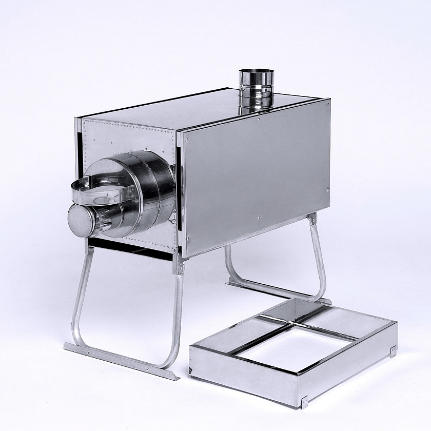 Печь для палатки туристическая ИНВЕНТ "Экономка" (М), стационарные экраны 