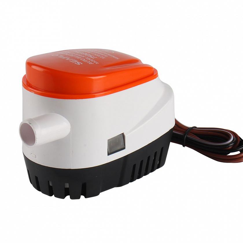 Автоматическая помпа откачки воды SeaFlo 12 вольт 750GPH (2838,75 л/час) для лодки / катера / судна